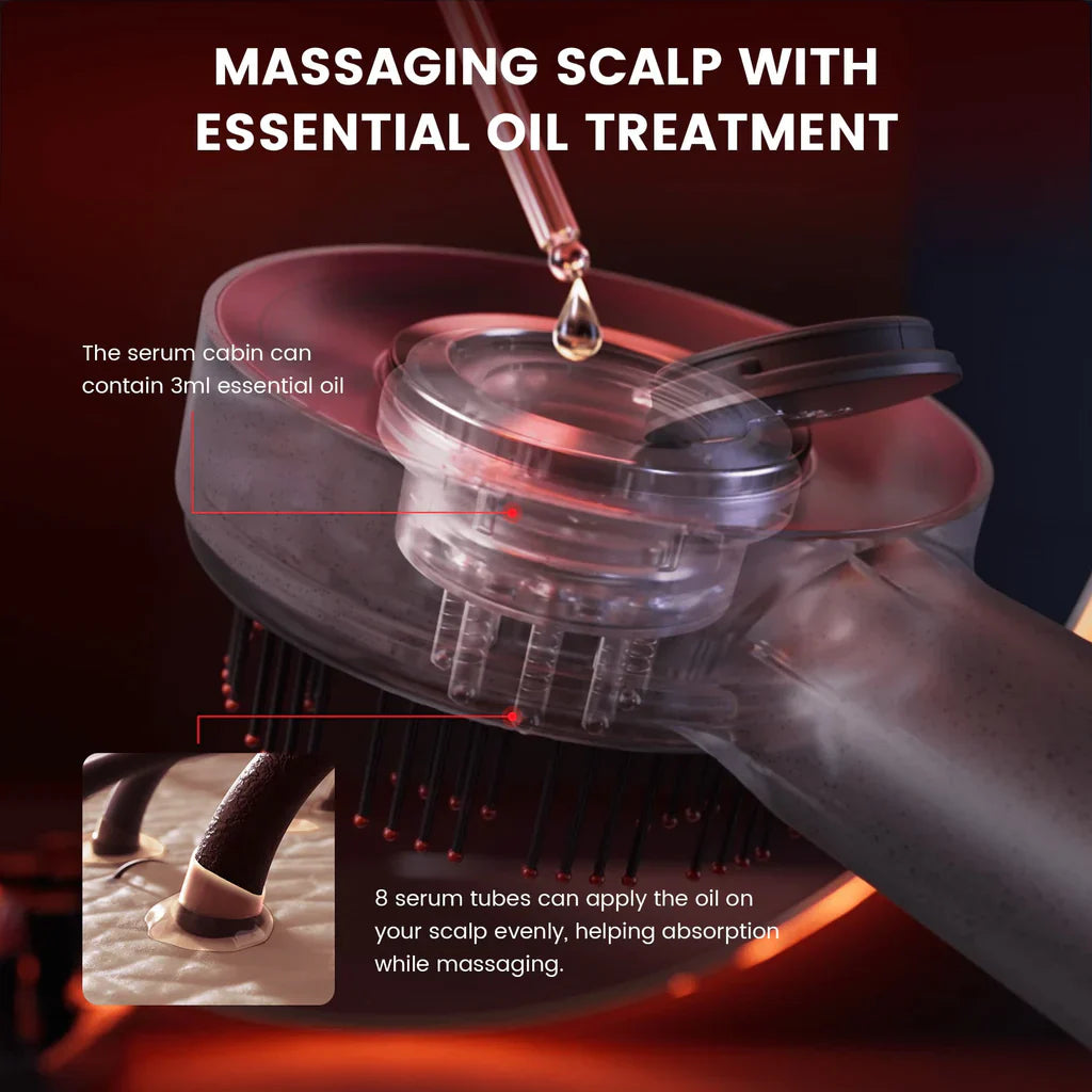 Velora Red Light Scalp Brush – Soothe & Strengthen Hair