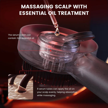 Velora Red Light Scalp Brush – Soothe & Strengthen Hair